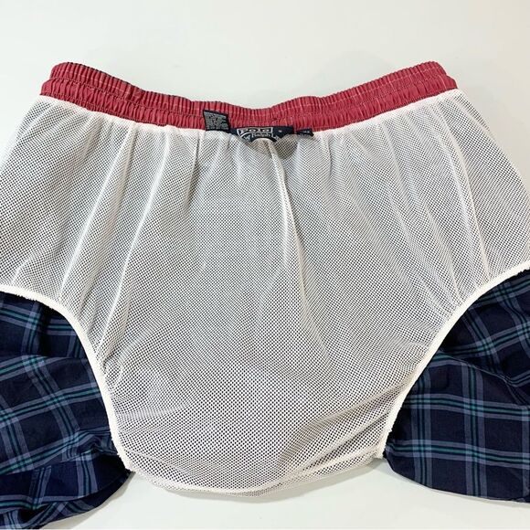 Polo by Ralph Lauren Plaid Mesh Lined Swim Trunks XXL EUC - Picture 9 of 10